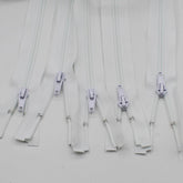 5 pieces Open-End Zippers White-80cm - ACCESSOIRES LEDUC BV